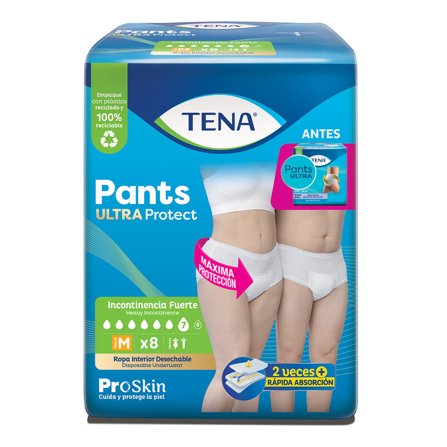 Imagen de Ropa interior adulto tena medium 8 unidades