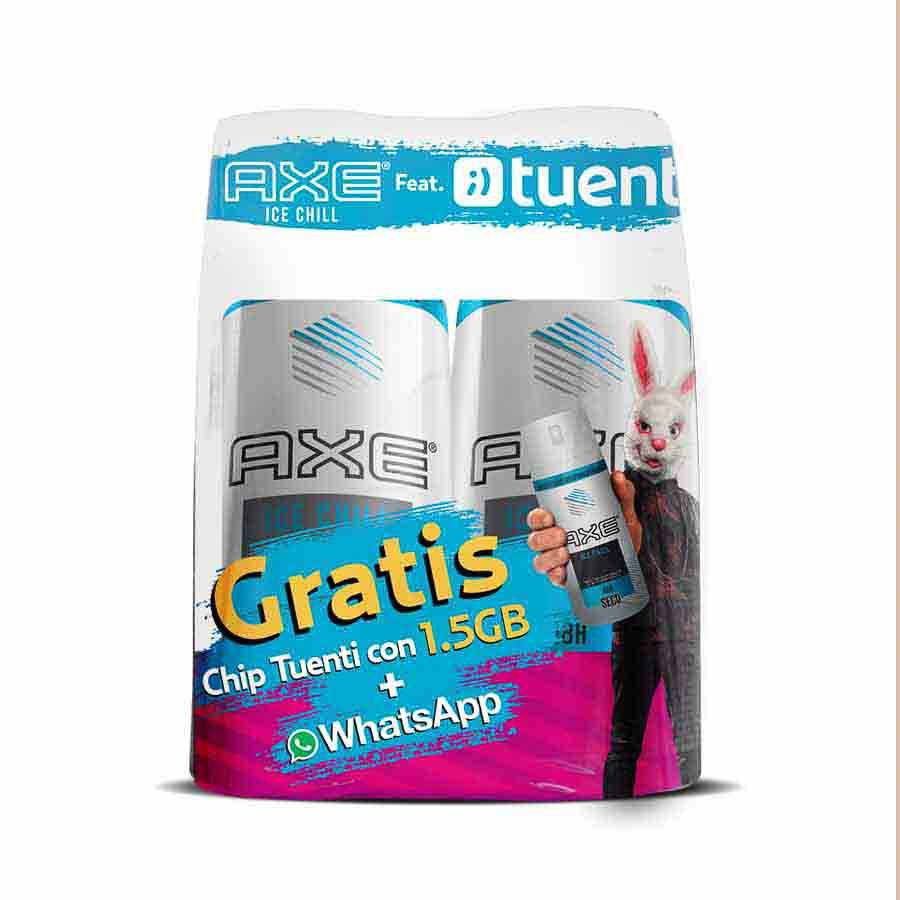 Imagen de Desodorante axe ice chill 152 ml c/u