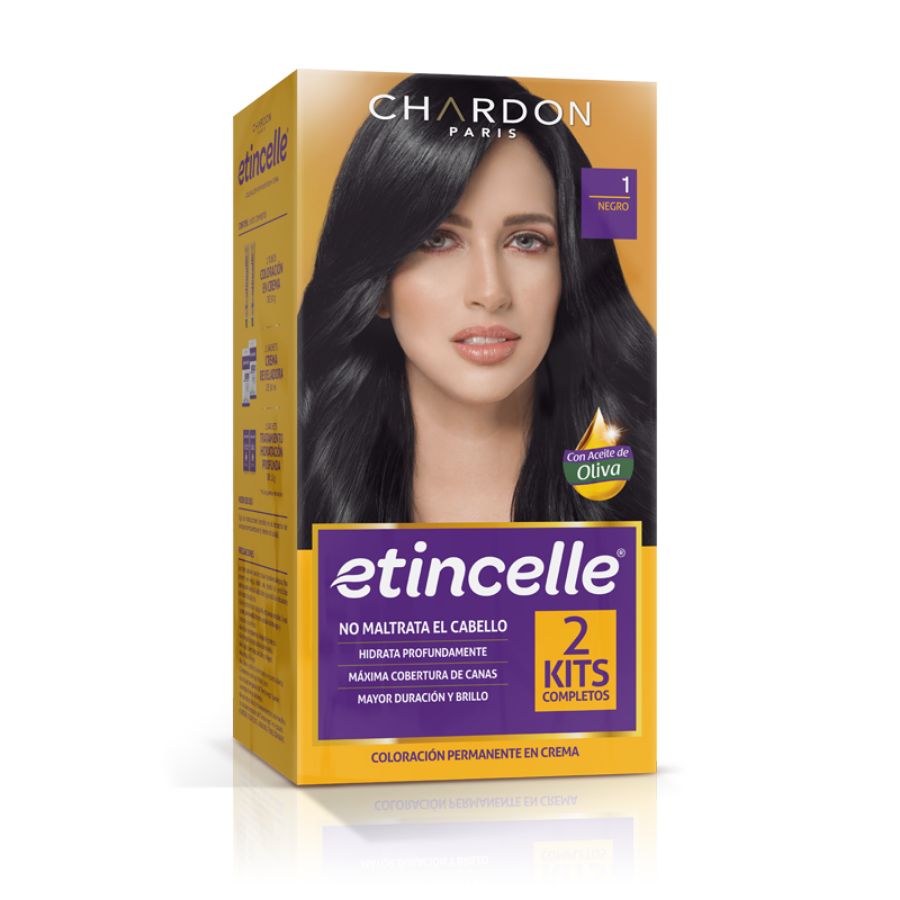 Imagen de Tinte etincelle #1 negro 100 g