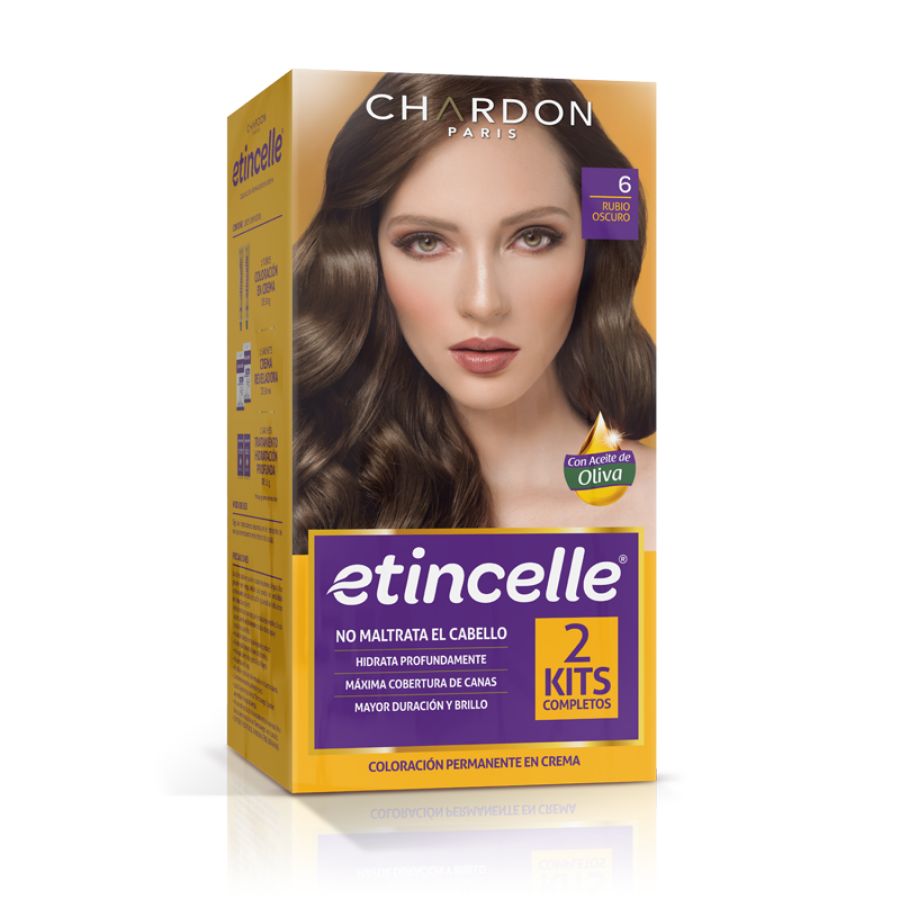 Imagen de Tinte etincelle #6 rubio oscuro 100 g