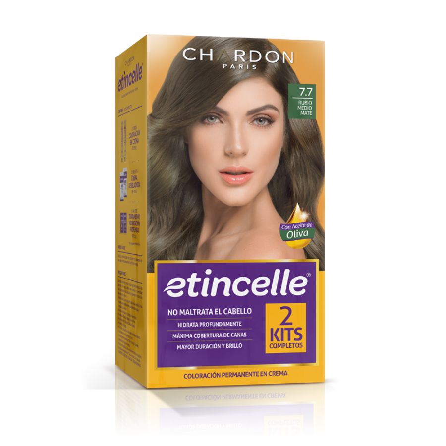 Imagen de Tinte etincelle #7.7 rubio medio mate 100 g