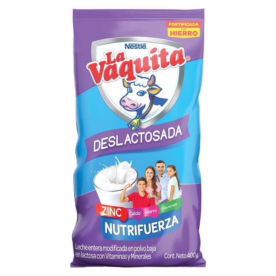 Imagen de  Leche LA VAQUITA Deslactosada 104759 400 g