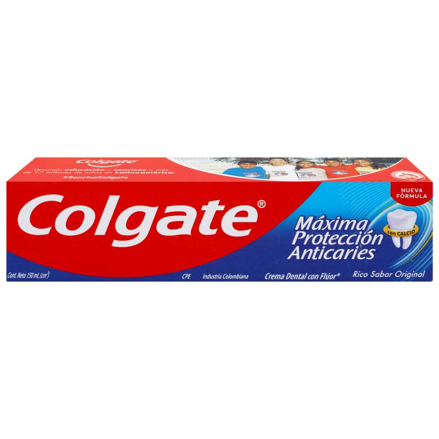 Imagen de  Crema Dental COLGATE Máxima Protección Anticaries 150 ml