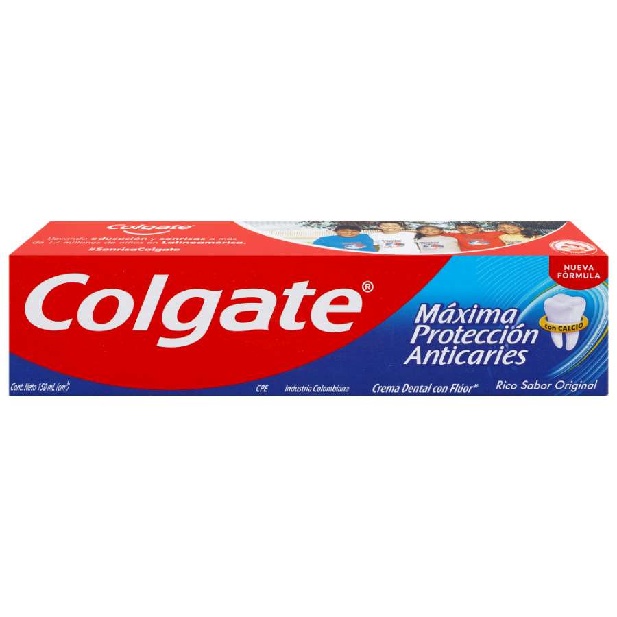 Imagen de Crema dental colgate máxima protección anticaries 150 ml