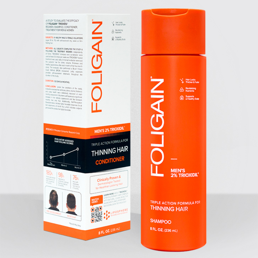 Imagen de Shampoo foligain men 2% trixidix 236 ml
