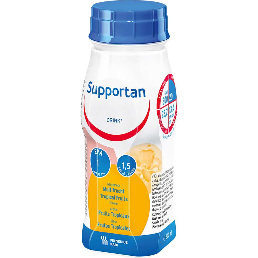 Imagen de Bebida nutricional supportan drink drink frutas tropicales 200 ml