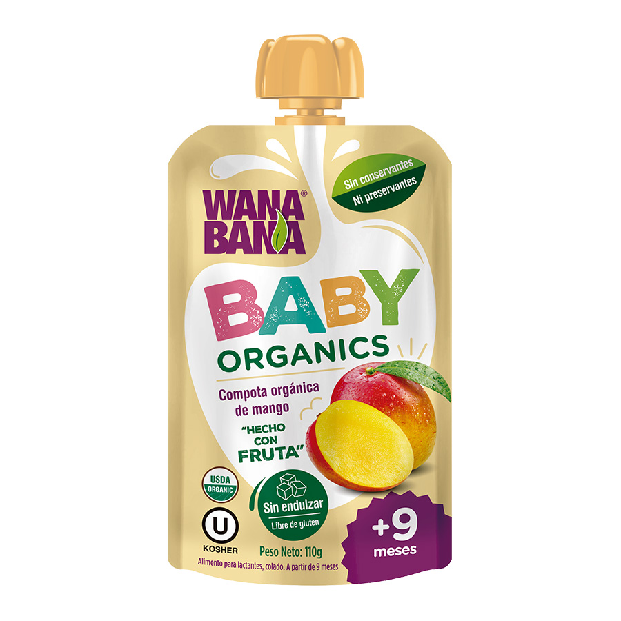 Imagen de Compota Infantil Wanabana Mango