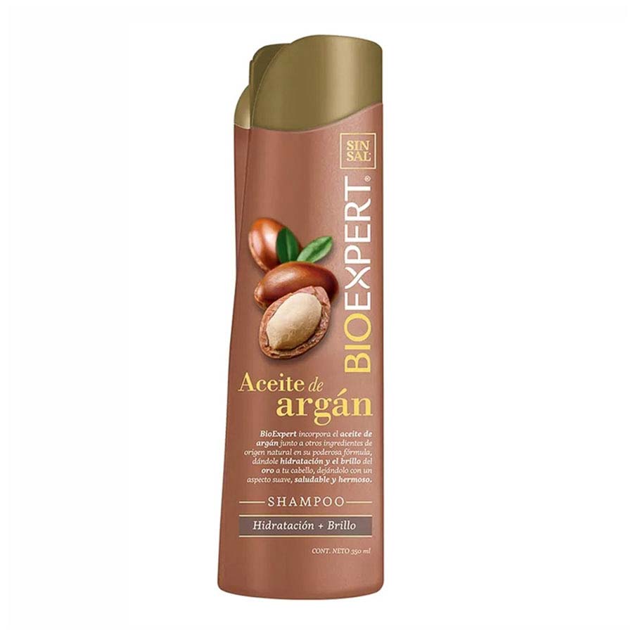 Imagen de Shampoo bioexpert aceite de argán hidratación y brillo 350 ml