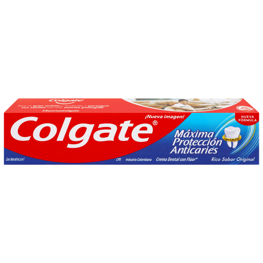 Imagen de  Crema dental COLGATE Original Con Flúor 60ml