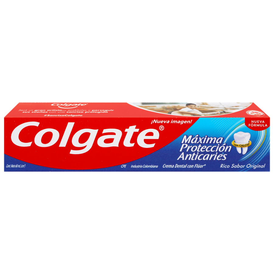 Imagen de Crema dental colgate original con flúor 60ml