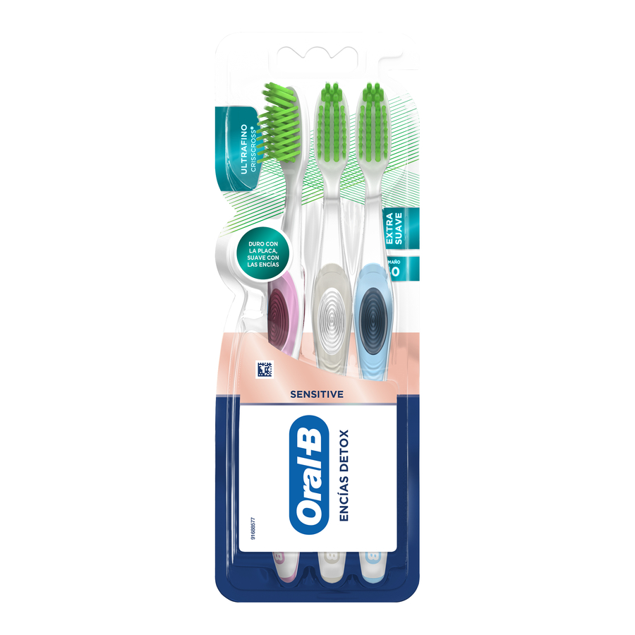 Imagen de  Cepillo Dental ORAL-B Encías Detox 105075 3 unidades