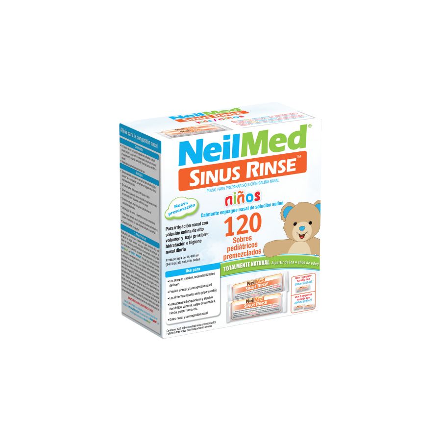 NeilMed Sinus Rinse Infantil Kit C/30 Sobres Premezclados (120mL)