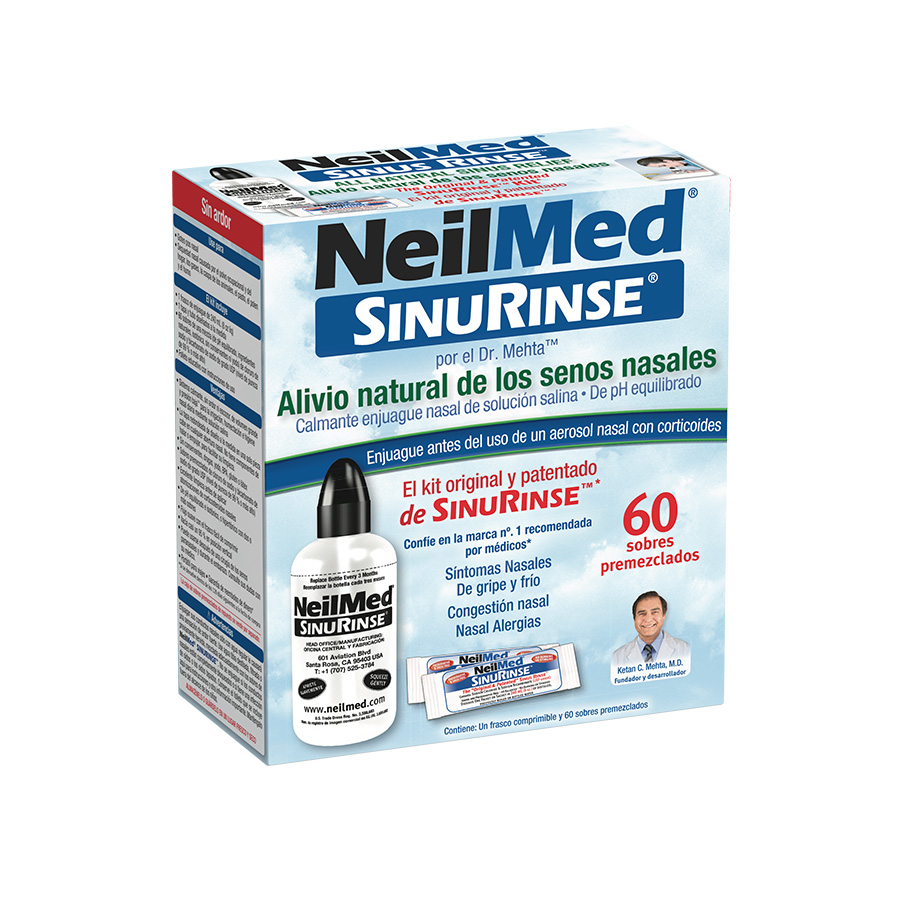 Imagen de Solución salina neilmed sinus rinse en polvo 60 sobres