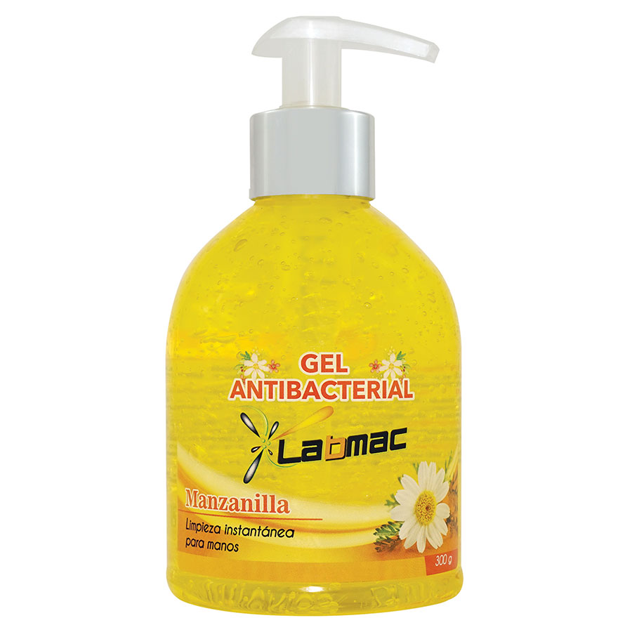Imagen de Gel antibacterial para manos labmac manzanilla 300 g