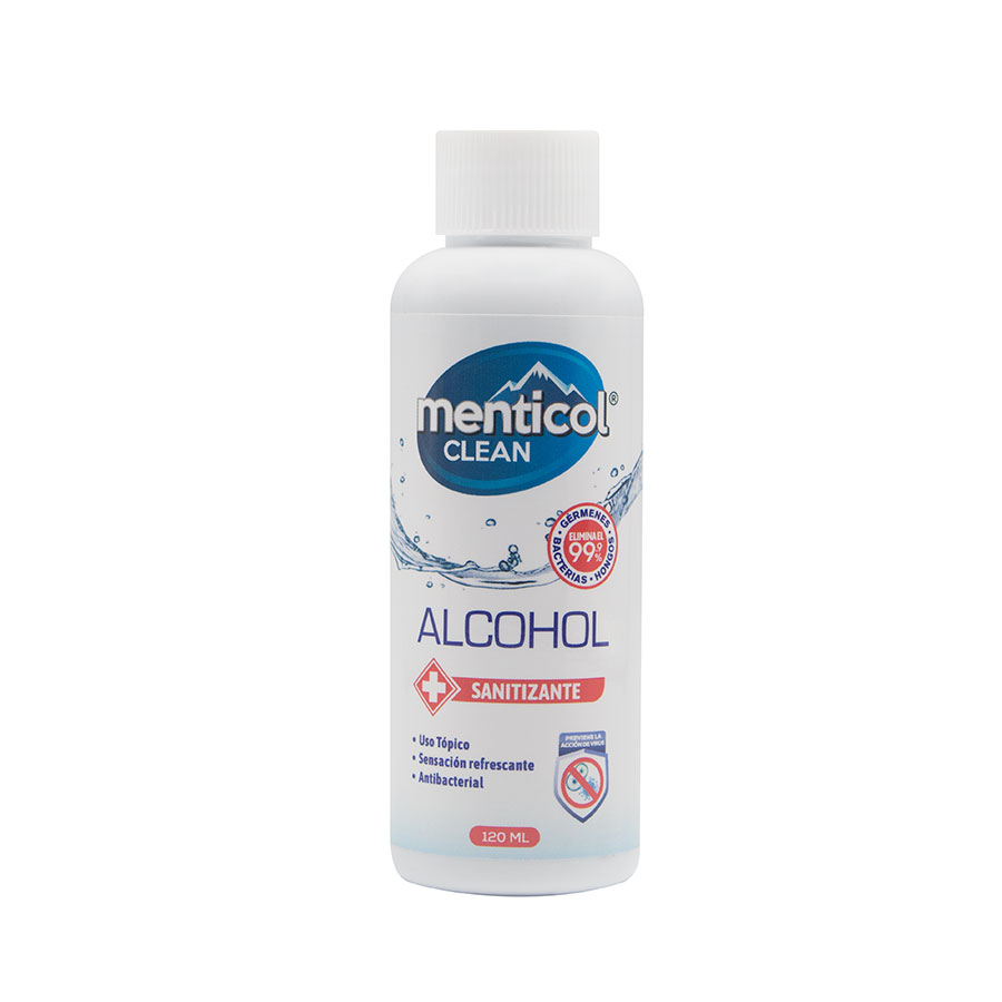 Imagen de Alcohol sanitizante menticol aerosol 120 ml