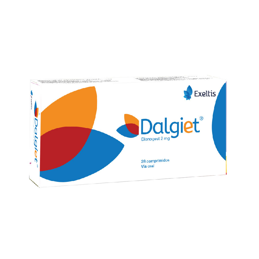 Imagen de  DALGIET 2 mg EXELTISFARMA x 28 Endometriosis Comprimidos