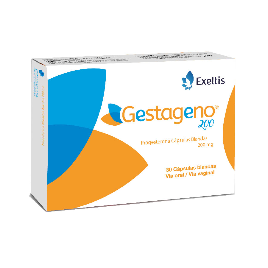 Imagen de  GESTAGENO 200 mg EXELTISFARMA x 30 Capsula blanda