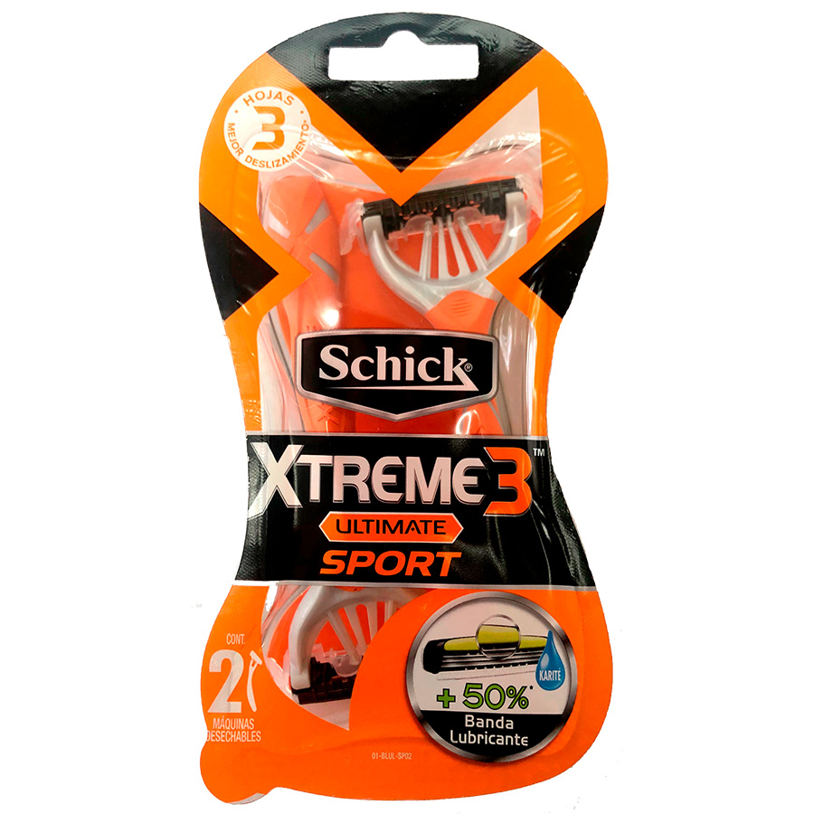 Imagen de  Afeitadora SCHICK Xtrem 3 Última Sport 105649 x 2