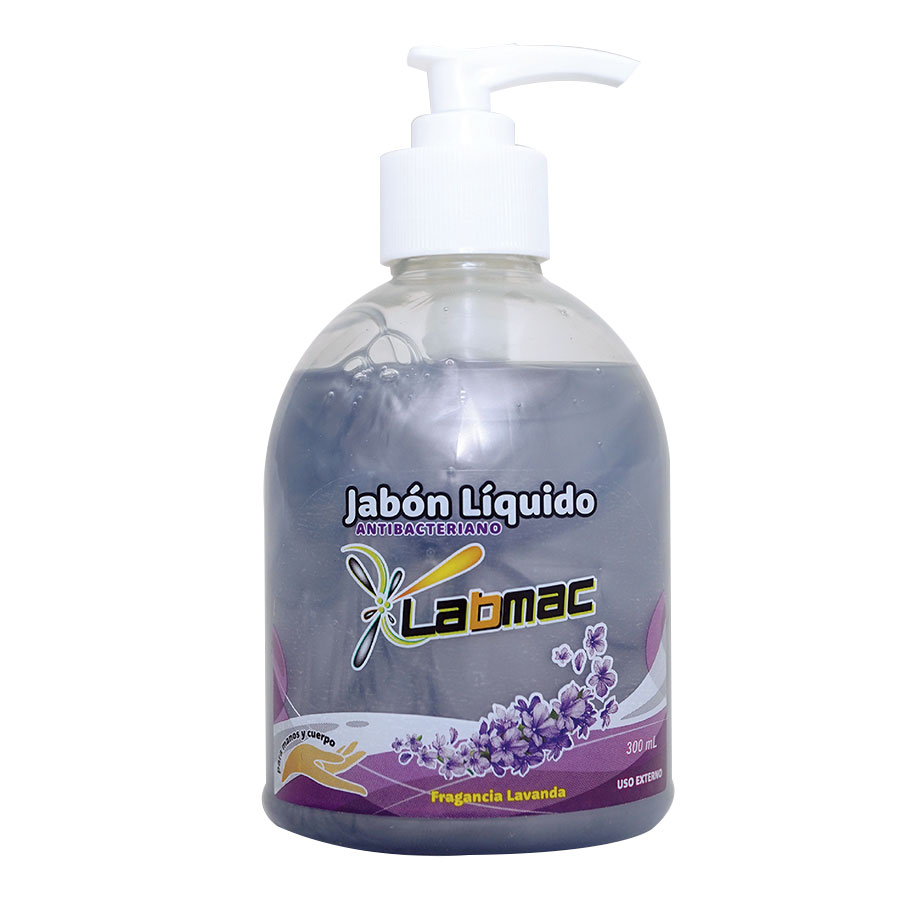 Imagen de Jabón líquido labmac antibacterial lavanda 300 ml