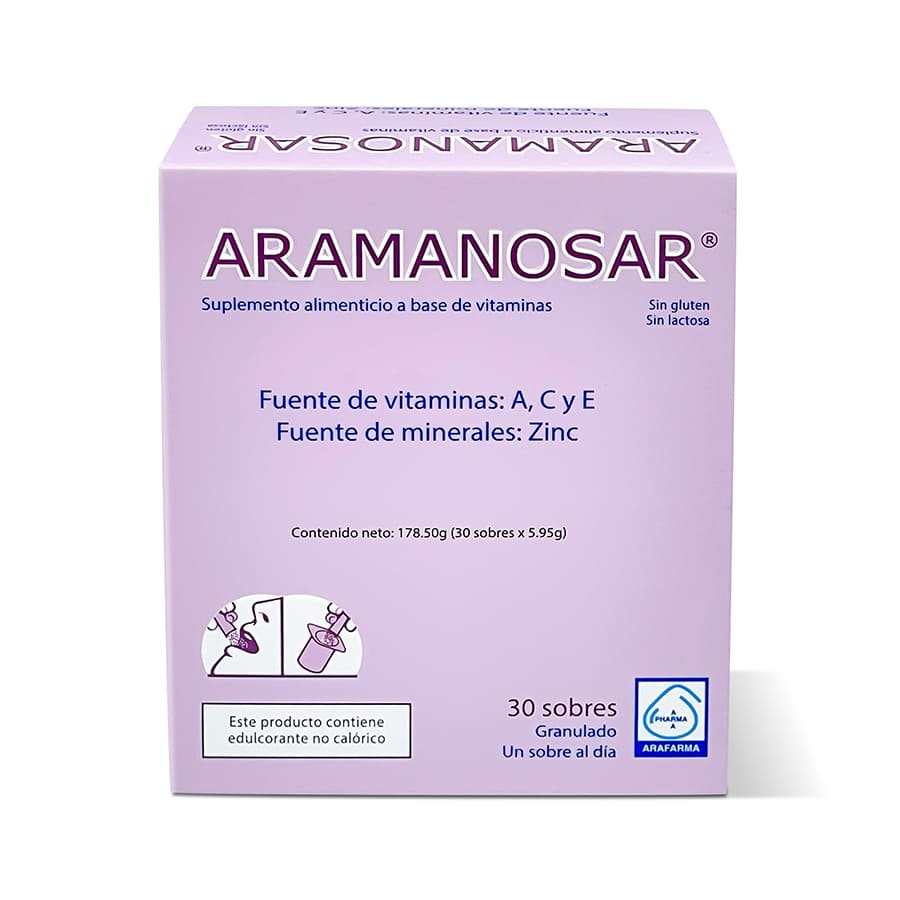 Imagen de Aramanosar sobre granulado x 30