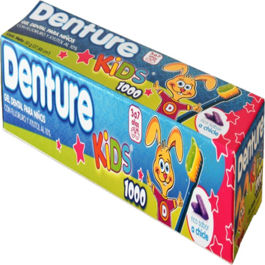 Imagen de Crema dental denture kids chicle 38ml