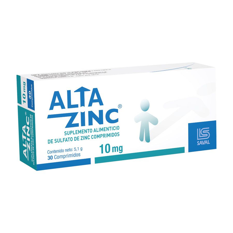 Imagen de Altazinc 10 mg comprimidos x 30