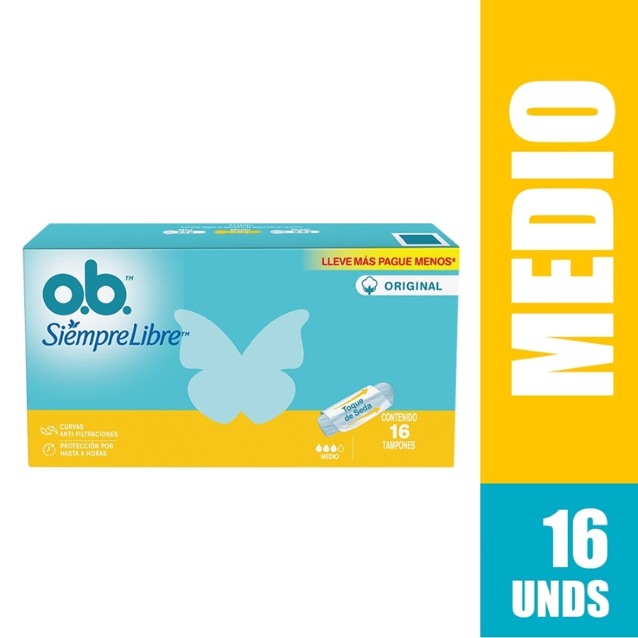 Imagen de Tampón ob medio original 16 u