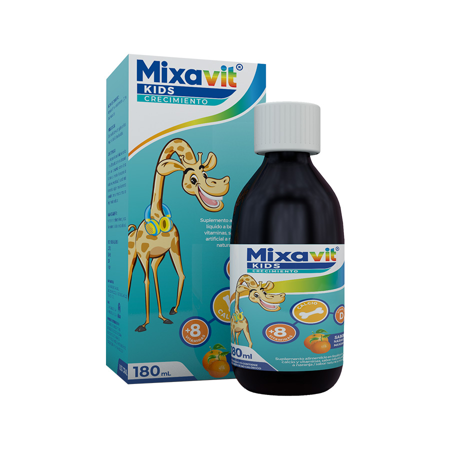 Imagen de Mixavit kids crecimiento kids de calcio jarabe 180ml