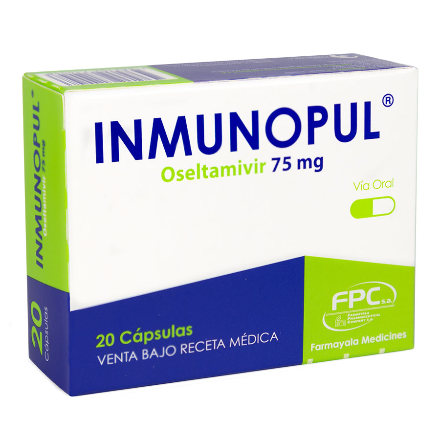 Imagen para  INMUNOPUL 75mg FARMAYALA x 20 Cápsulas                                                                                         de Pharmacys