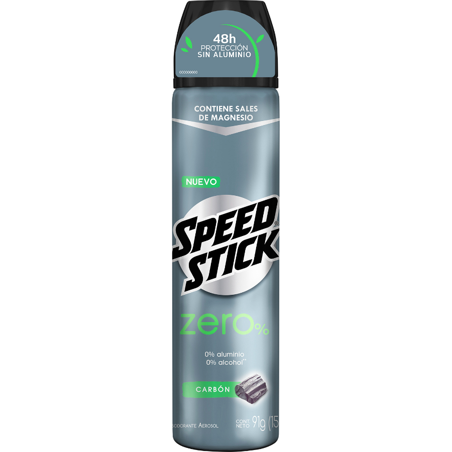 Imagen de Desodorante speed stick men zero carbon aerosol 151ml