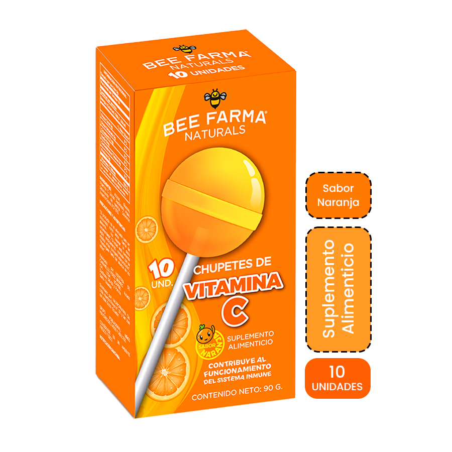Imagen de Bee farma vitamin c 9g x 10
