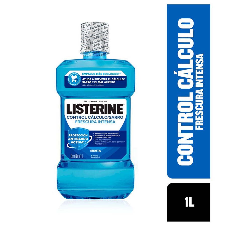 Imagen de  Enjuague Bucal LISTERINE Control Cálculo/Sarro 106429 1000ml