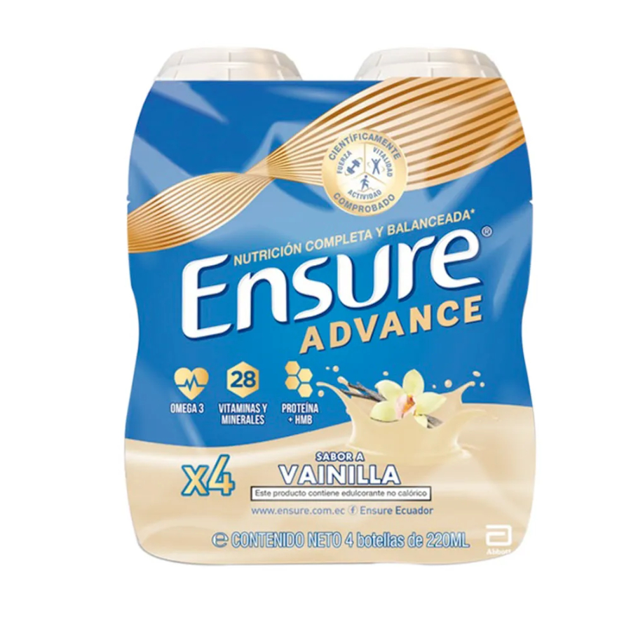 Imagen de Ensure advance advance líquido 220 ml x 4 unidades