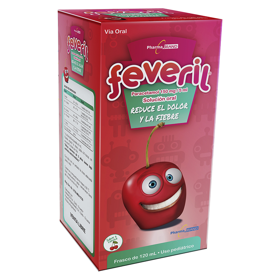 Imagen de Antibiótico feveril 150mg/5ml jarabe 120ml