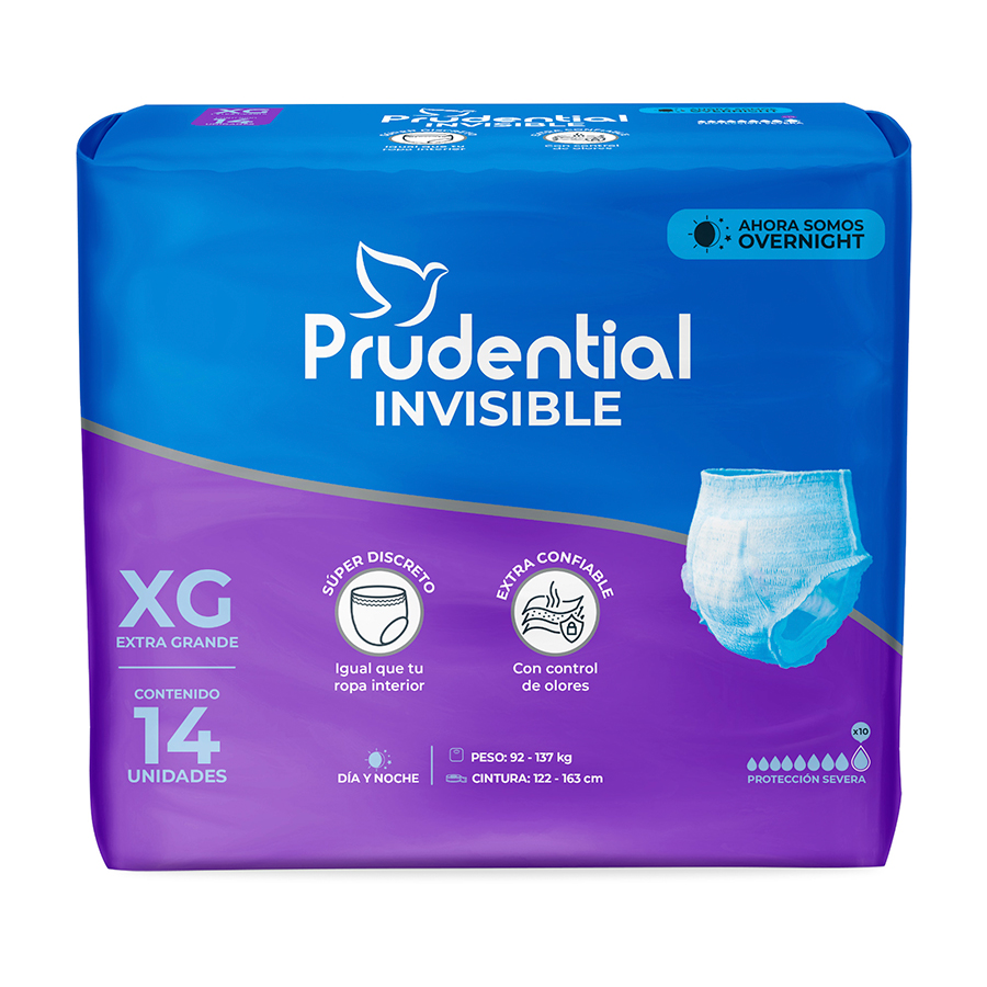 Imagen de Ropa interior adulto prudential invisible talla xl x 14