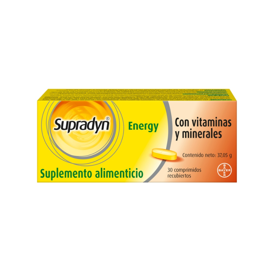 Imagen de Multivitaminico supradyn energy energy 35.73gr tableta recubierta x 30