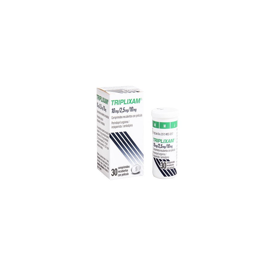 Imagen de Triplixam 10/2.5/10mg quifatex repr servier