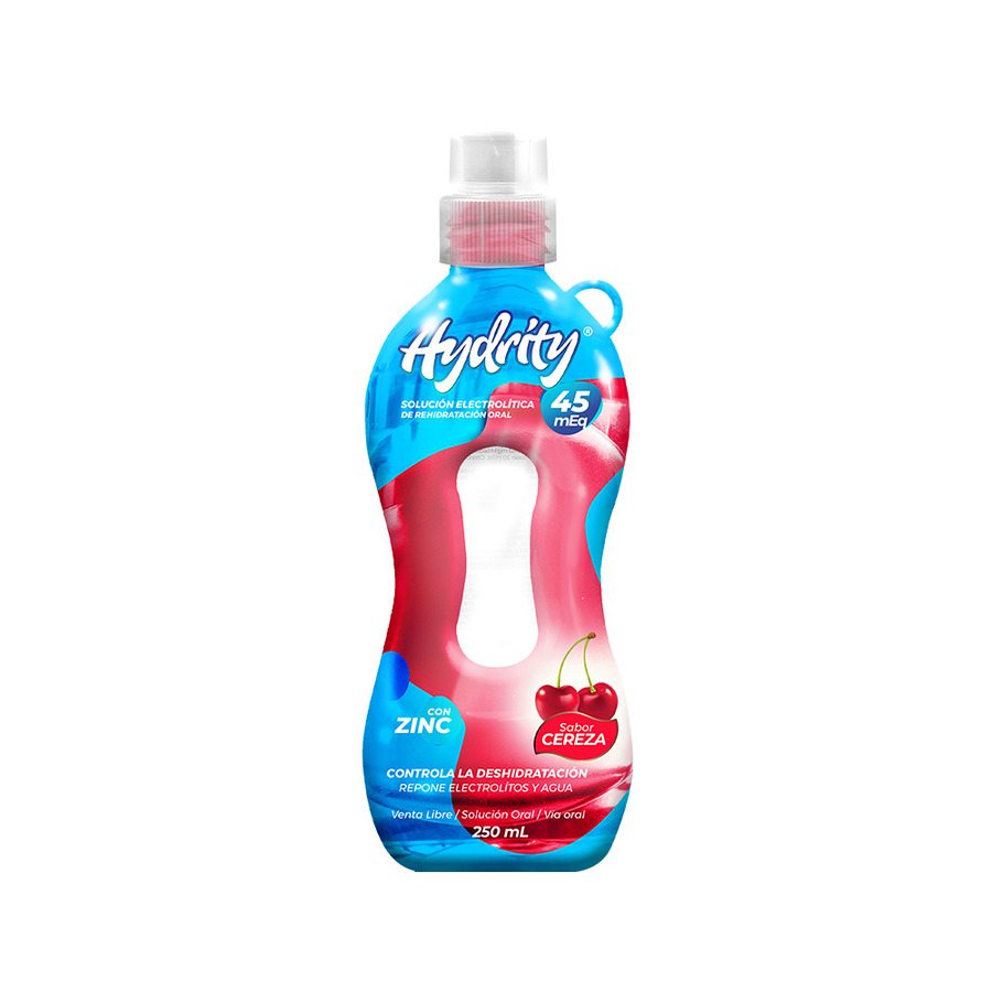 Imagen de Suero oral hydrity cereza 45meq suspensión 250ml