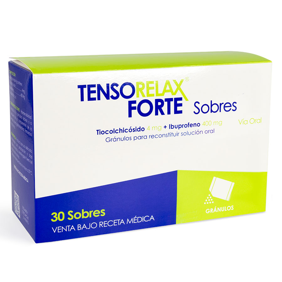 Imagen para  TENSORELAX 4/400mg ITALFARMA x 30 Forte Sobres                                                                                  de Pharmacys