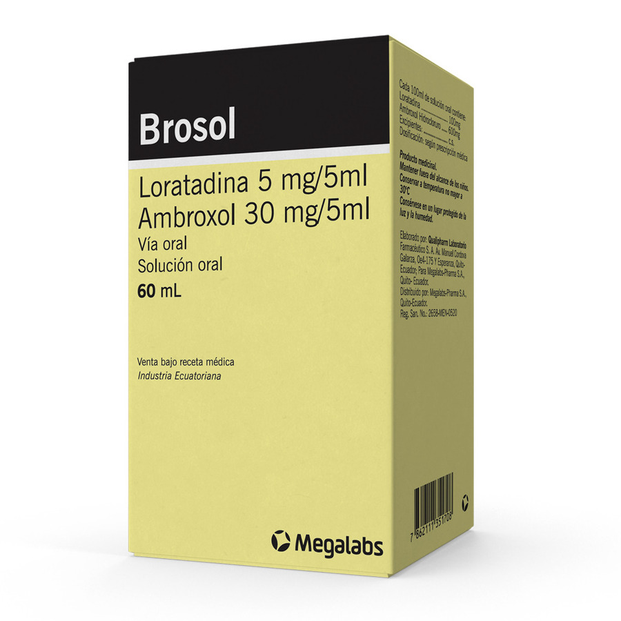 Imagen de  BROSOL 5/30 mg MEGALABS Suspensión oral