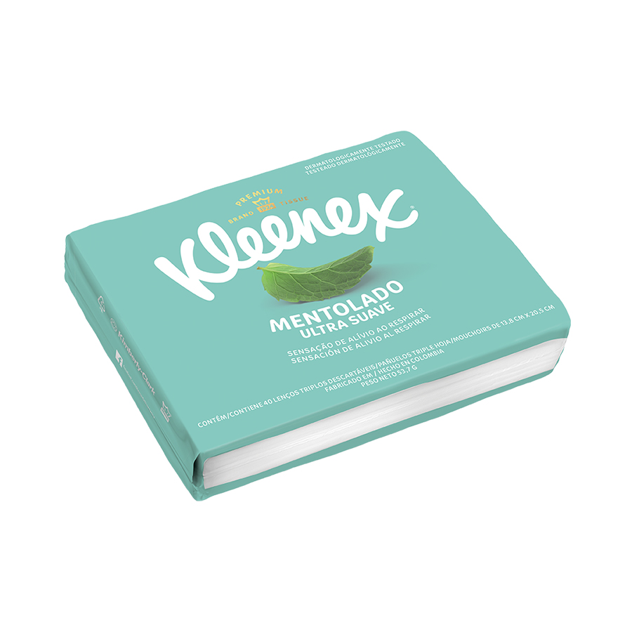 Imagen de Pañuelo facial kleenex soft pack x 40