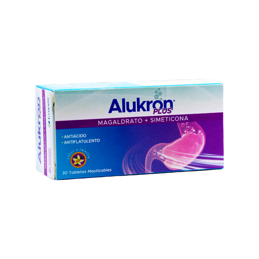 Imagen de Alukron plus tableta masticable x 30