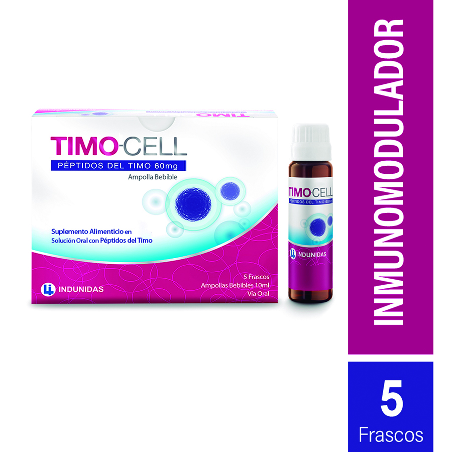 Imagen de  TIMOCELL 60 mg x 5