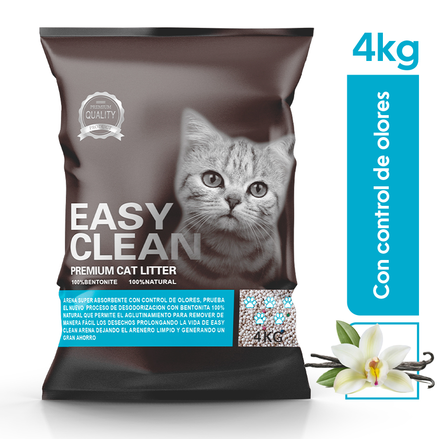 Imagen de  Arena para Gato EASY CLEAN Gold Premium Vainilla 106915 4 kg