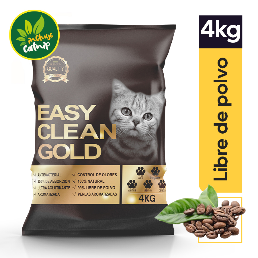 Imagen de  Arena para Gato EASY CLEAN Gold Cafe 106917 4 kg