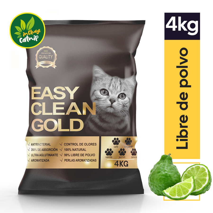 Imagen de Arena para gato easy clean gold bergamota<br />   4 kg