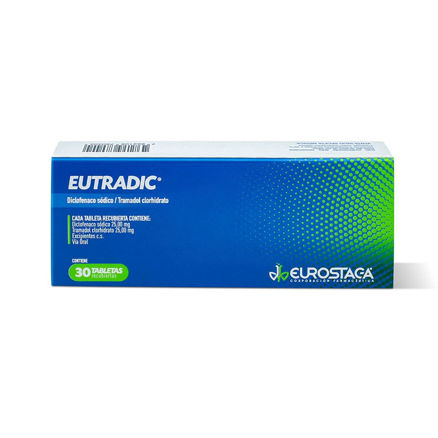 Imagen para  EUTRADIC 25/25  mg EUROSTAGA x 30 Tableta                                                                                       de Pharmacys