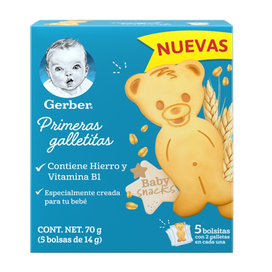 Imagen de  Galletas GERBER 107078 14gr