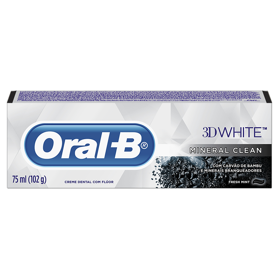 Imagen de  Crema dental ORAL-B 3D Whit Miner Clean 75ml