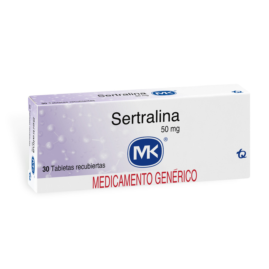Imagen de Sertralina 50mg tecnoquimicas - genericos tableta recubierta